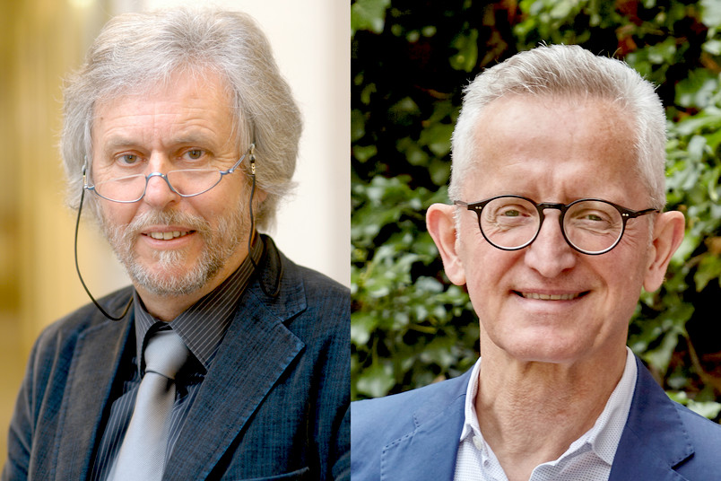 Reto Weiler (links) und Heinrich Baßler komplettieren als neue Mitglieder den Hochschulrat der RUB
