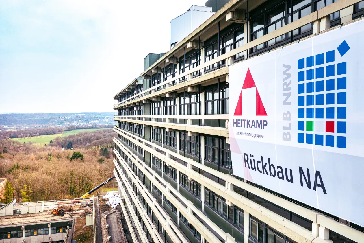 Rückbau NA Aufnahme von Kameradrohne