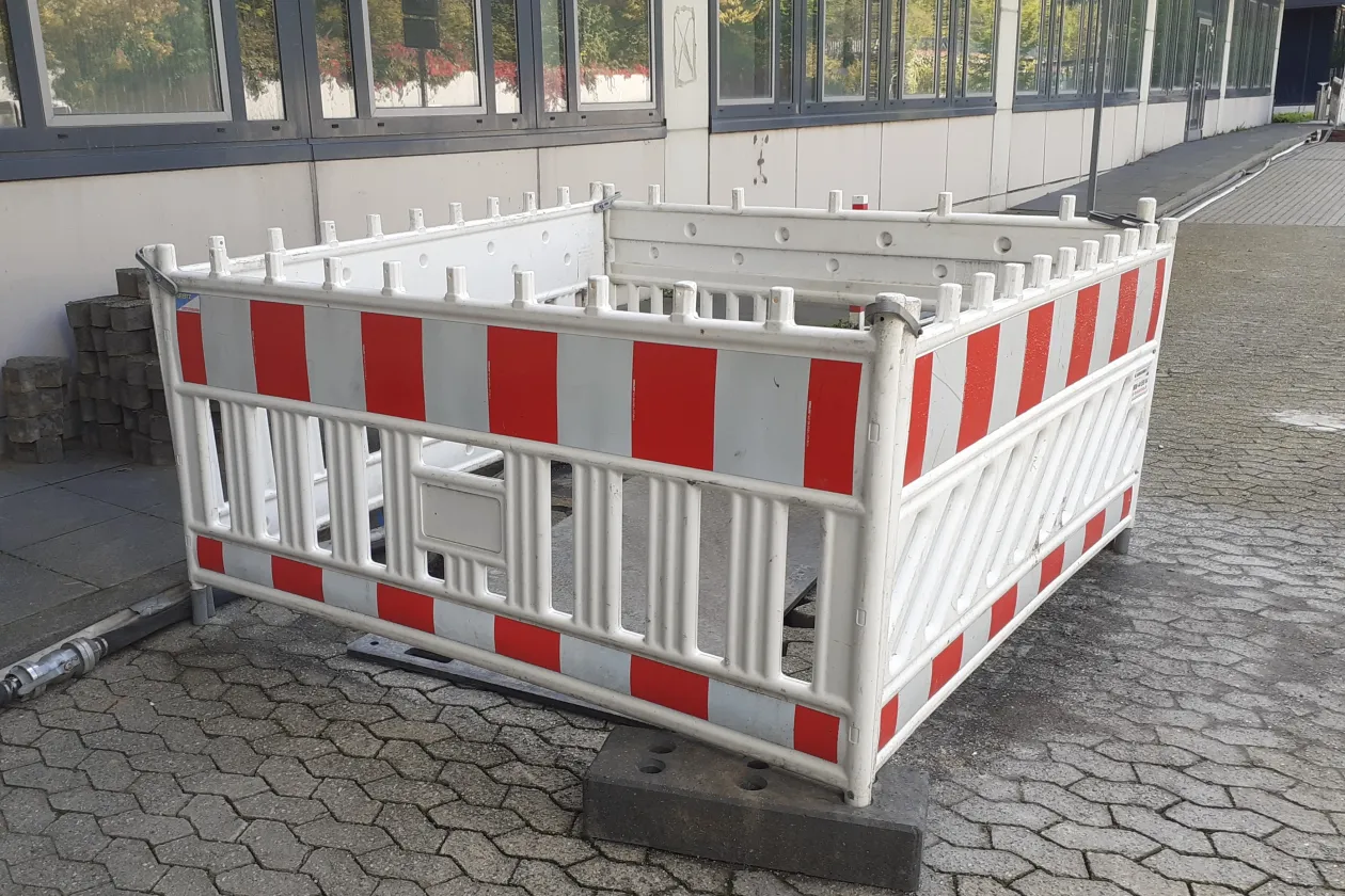Absperrung Baustelle