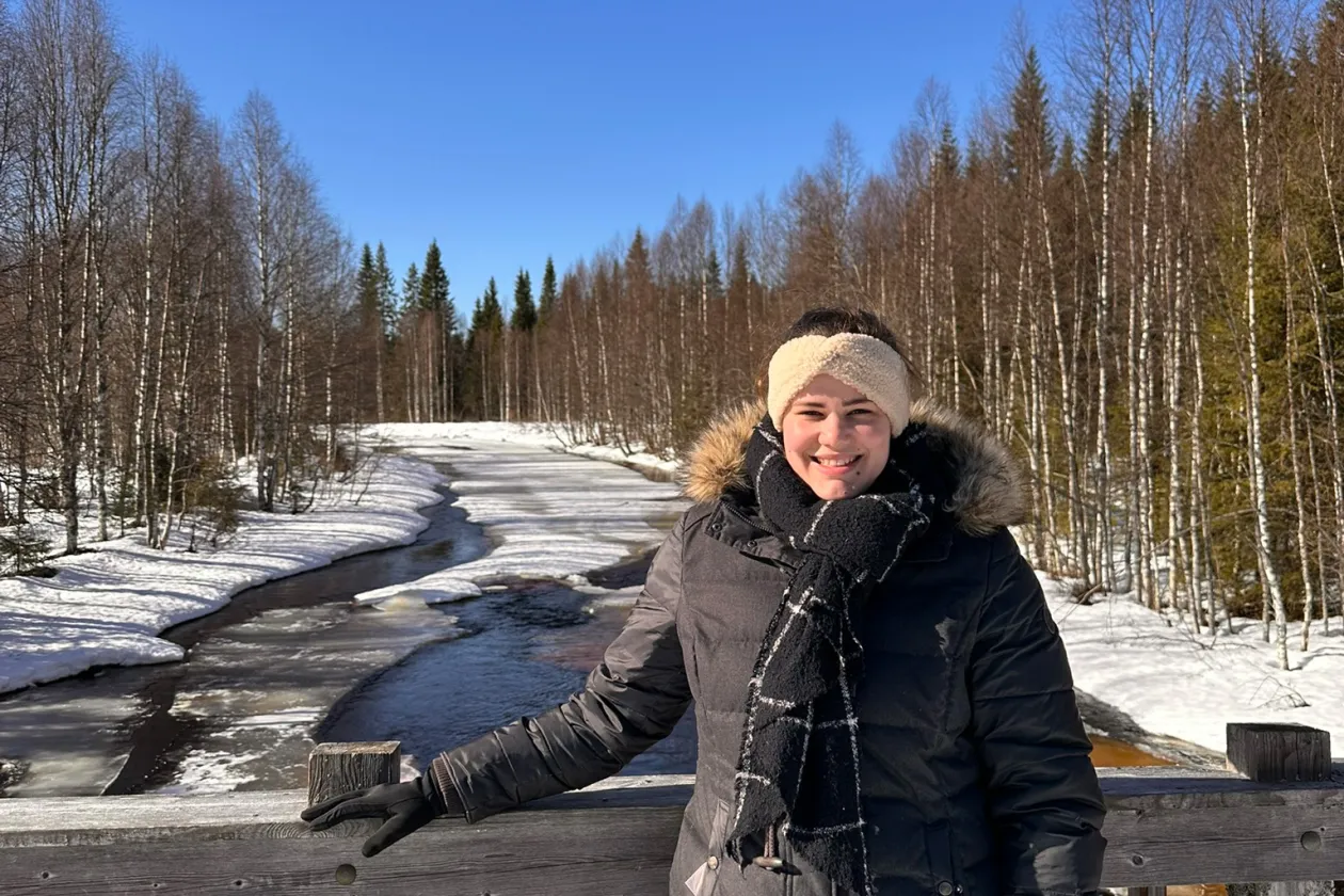Foto: Alina Grunwald in Finnland