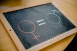 Table with symbols for female and male