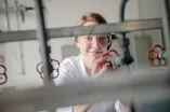 Student in a laboratory