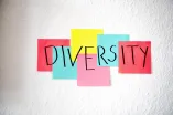 Das Wort "Diversity" auf bunten Klebezetteln