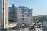 Rückbau Treppenhaus Süd mit Longfront