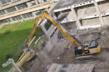 der erste Gebäudeteil GCFW Süd ist schon weg