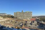 Arbeiten an der Baugrube NA