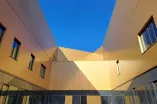 Baustelle Think Fassade Innenhof