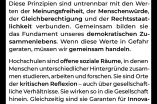 Kampagnenbild Hochschulen zeigen Haltung