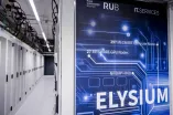 Das Bild zeigt des Serverraum des HPC-Netzwerks Elysium im Datacenter der RUB