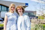 Seit April 2026 die UNIC-Studierendenvertretungen der RUB: Amalia Nawrocki und Alexander Lueg