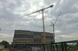 ENB GC der erste Trumdrehkran steht