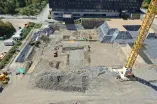 Blick auf das Baufeld GC