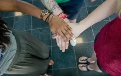 Studierende aus vier EU-Ländern tauschen sich aus