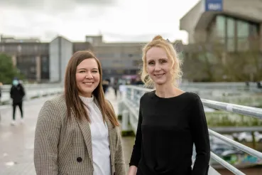 Gleichstellungsbeauftragte der RUB: Nadine Müller und Dr. Wanda Gerding 