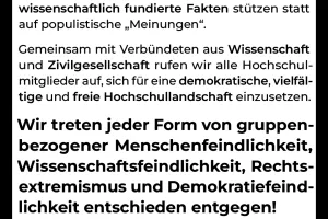 Kampagnenbild Hochschulen zeigen Haltung