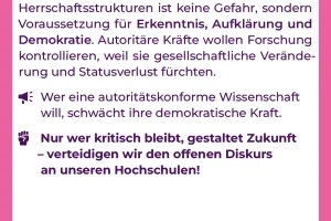 Kampagnenbild Hochschulen zeigen Haltung