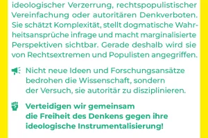 Kampagnenbild Hochschulen zeigen Haltung