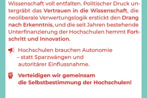 Kampagnenbild Hochschulen zeigen Haltung