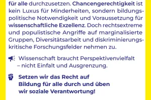 Kampagnenbild Hochschulen zeigen Haltung