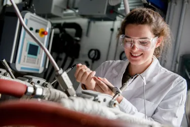 Forscherin im Labor