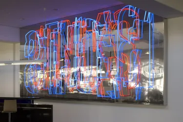 Kunstwerk von Ferdinand Kriwet, Ohne Titel (Rechts/Links)