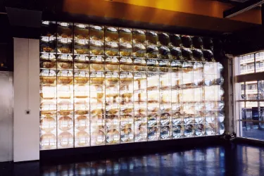 Kunstwerk von Adolf Luther, Ohne Titel (Hohlspiegelwand