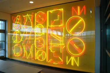 Kunstwerk von Axel Offergeld, Ohne Titel (Lichtinstallation)