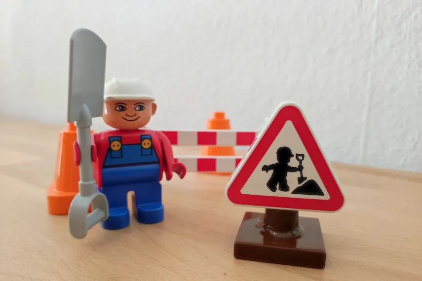 Baustelle Männchen