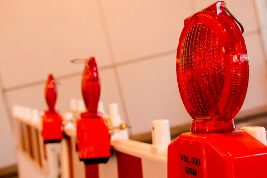 Foto: Baustellenbarken