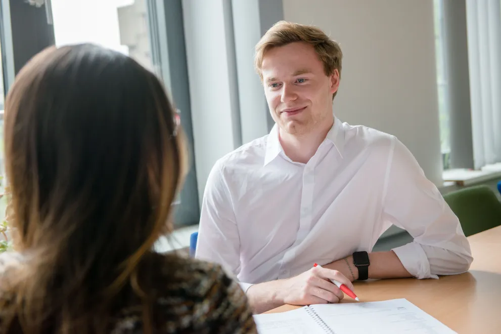 Eine Bewerbungssituation