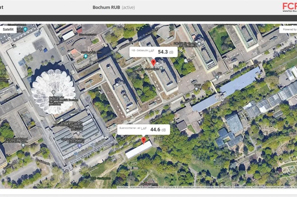 Lage der Schallmesspunkte