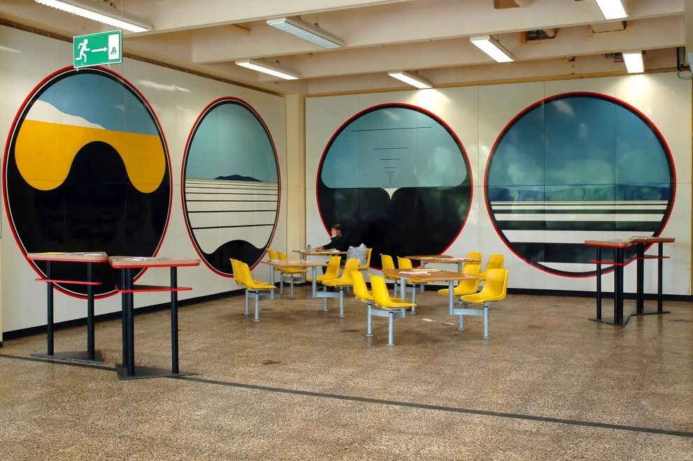 Kunstwerk von Werner Nöfer, Ohne Titel (Wandgestaltung)