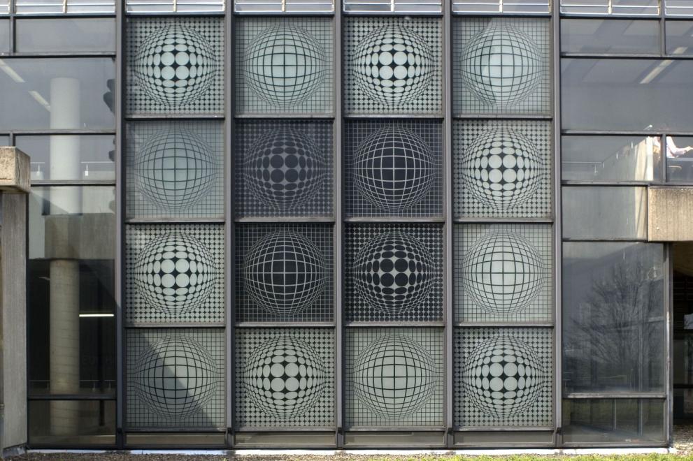 Kunstwerk von Victor Vasarely, Grand Vitrail Cinetic