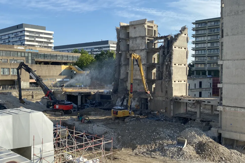 Rückbau TRH Nord mit Longfront