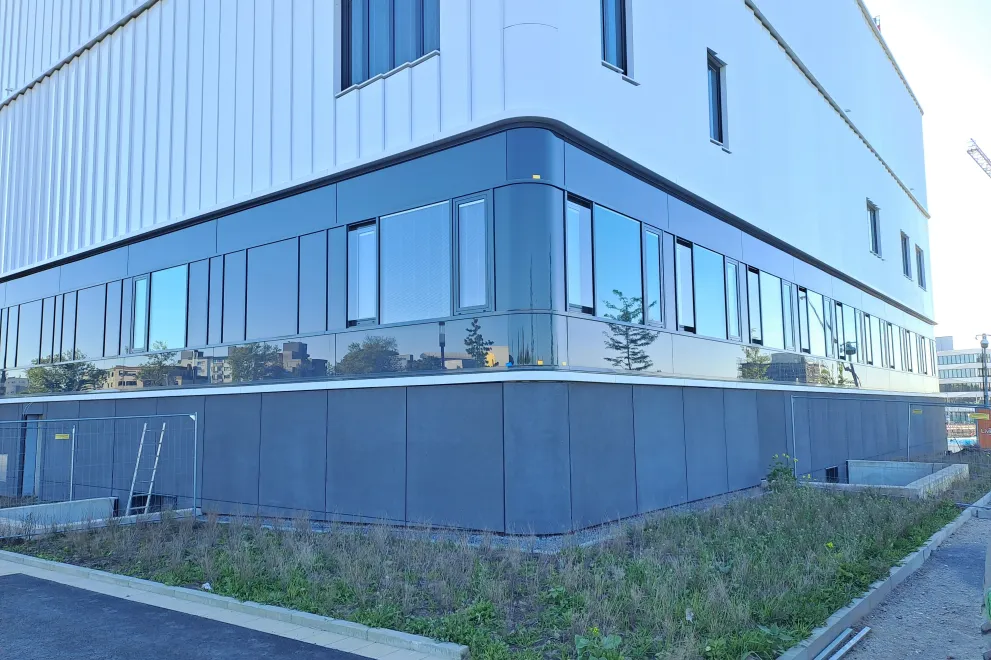 Baustelle Think Fassade